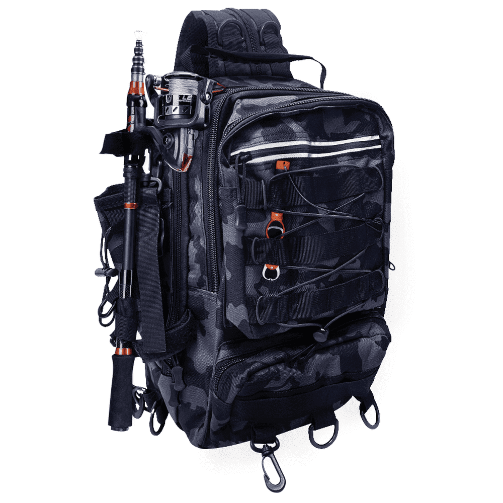 Enroslu Fishing Backpack with Rod Holder: $20.89