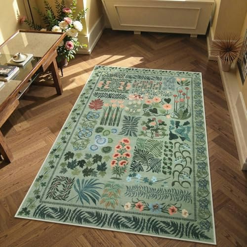Zealude 3x5-Foot Floral Boho Bathroom Rug: $31.44 Zealude 3x5-Foot Floral Boho Bathroom Rug: $31.44