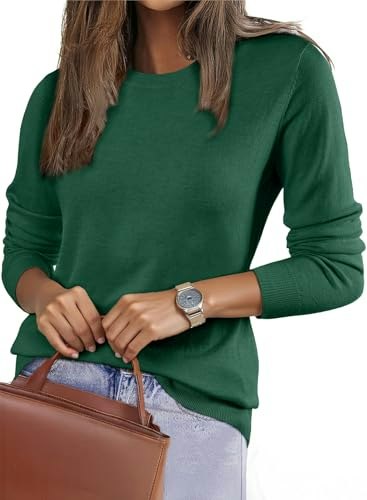 Evaless Women's Lightweight Wool Blend Pullover Sweater: $14.98 Evaless Women's Lightweight Wool Blend Pullover Sweater: $14.98