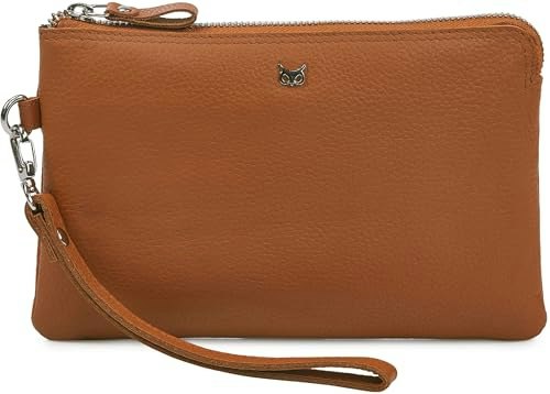 Leather Women's Wristlet Wallet: $20.69 Leather Women's Wristlet Wallet: $20.69