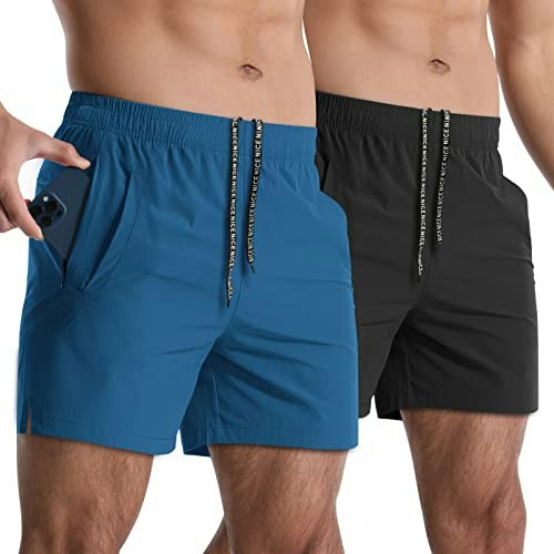 Lempue Men's Athletic 5-Inch Gym Shorts 2-Pack: $30.59 Lempue Men's Athletic 5-Inch Gym Shorts 2-Pack: $30.59
