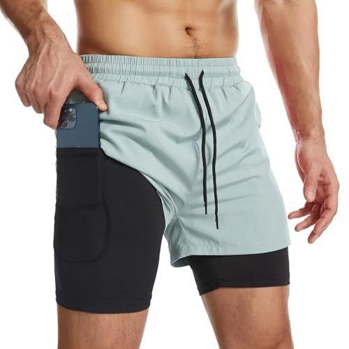 Surenow Men's 2-in-1 Athletic Running Shorts: $19.98 Surenow Men's 2-in-1 Athletic Running Shorts: $19.98