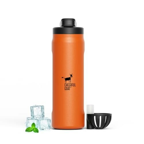 Cheerful Goat Ceramic Water Bottle 25oz: $31.44 Cheerful Goat Ceramic Water Bottle 25oz: $31.44