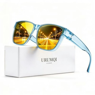 Urumqi Night Vision Driving Glasses for $16 + free shipping w/ Prime