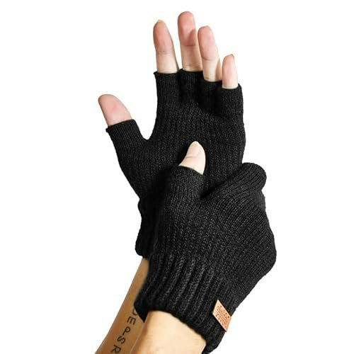 Jyuyny Alpaca Wool Fingerless Gloves: $9.98 Jyuyny Alpaca Wool Fingerless Gloves: $9.98