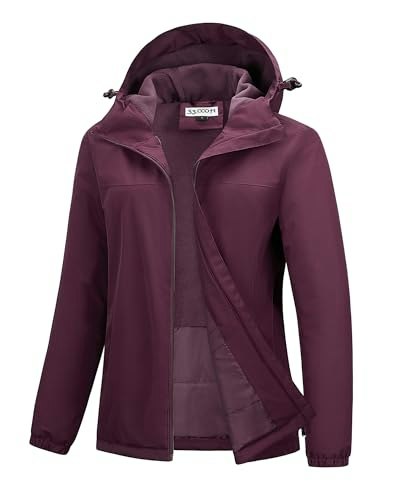 33,000ft Women's Fleece Lined Waterproof Rain Jacket: $52.98 33,000ft Women's Fleece Lined Waterproof Rain Jacket: $52.98