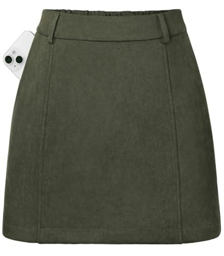 Women's A-Line Suede Mini Skirt: $24.98 Women's A-Line Suede Mini Skirt: $24.98