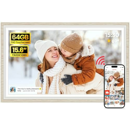 Frameo 15.6-Inch 64GB Digital Picture Frame: $99.96 Frameo 15.6-Inch 64GB Digital Picture Frame: $99.96