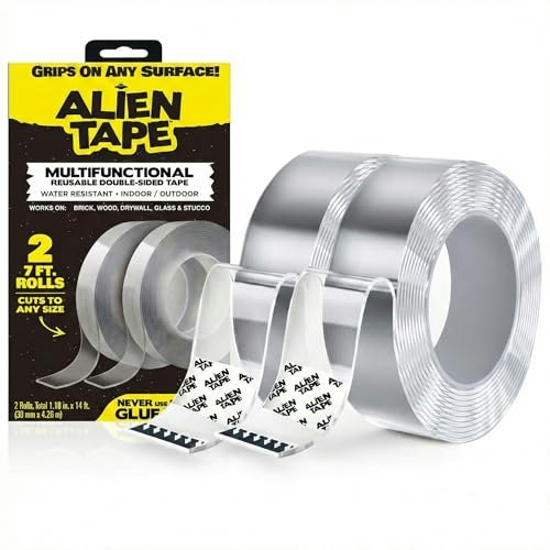 Alien Tape Heavy Duty Double-Sided Adhesive Tape 2-Pack: $15.26 Alien Tape Heavy Duty Double-Sided Adhesive Tape 2-Pack: $15.26