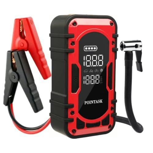 1,000A 12V Portable Jump Starter and Air Compressor: $39.99 1,000A 12V Portable Jump Starter and Air Compressor: $39.99