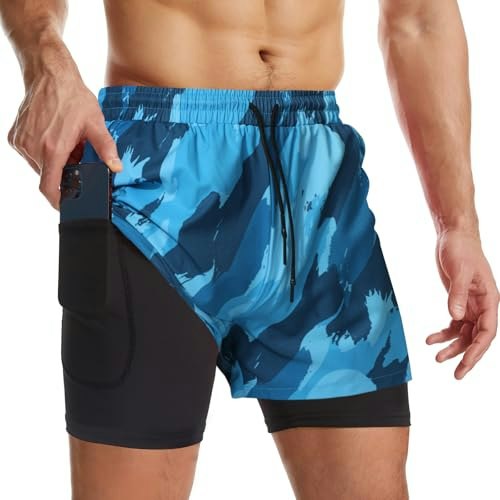 Surenow Men's 2-in-1 Athletic Running Shorts: $19.99 Surenow Men's 2-in-1 Athletic Running Shorts: $19.99