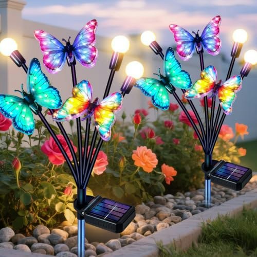 Butterfly Firefly Solar Garden Lights 2-Pack: $22.94 Butterfly Firefly Solar Garden Lights 2-Pack: $22.94