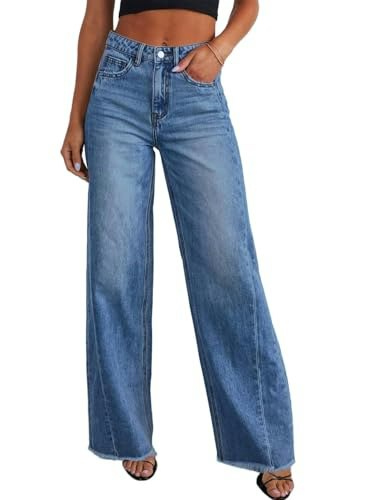 Sidefeel Women's High Waisted Wide Leg Jeans: $27.54 Sidefeel Women's High Waisted Wide Leg Jeans: $27.54