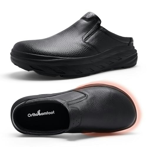 Men's Wide Diabetic Leather Orthopedic Shoes: $71.99