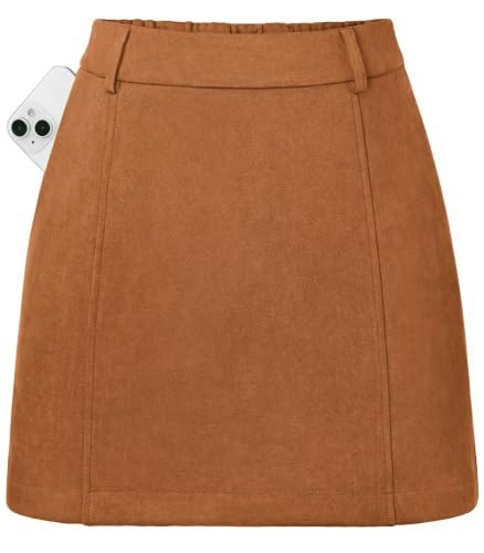 Women's High-Waisted Suede Mini Skirt: $24.98 Women's High-Waisted Suede Mini Skirt: $24.98