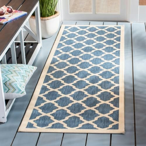 Safavieh Courtyard Collection 2'3" x 6'7" Washable Runner Rug: $21.60 Safavieh Courtyard Collection 2'3" x 6'7" Washable Runner Rug: $21.60