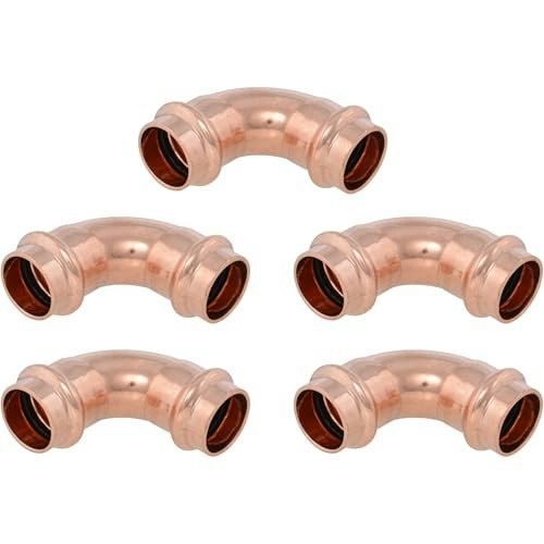 SharkBite 3/4-Inch 90-Degree Copper Press Elbow 5-Pack: $30 SharkBite 3/4-Inch 90-Degree Copper Press Elbow 5-Pack: $30
