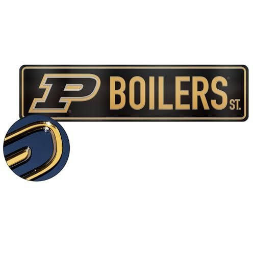 Rico Industries Purdue Boilermakers 3.5" x 14.25" Laser Cut Acrylic Street Sign: $5.96 Rico Industries Purdue Boilermakers 3.5" x 14.25" Laser Cut Acrylic Street Sign: $5.96