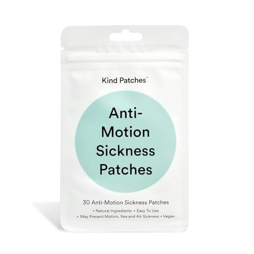 Kind Patches Anti-Motion Sickness Patches 30-Count: $14.99 Kind Patches Anti-Motion Sickness Patches 30-Count: $14.99
