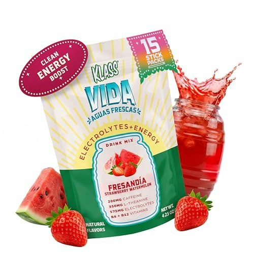 Klass Vida Energy and Hydration Strawberry Watermelon 15-Stick Pack: $27.99 Klass Vida Energy and Hydration Strawberry Watermelon 15-Stick Pack: $27.99