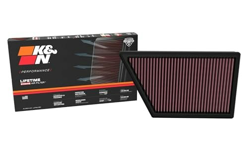 K&N 33-3185 High-Flow Lifetime Engine Air Filter: $59.19 K&N 33-3185 High-Flow Lifetime Engine Air Filter: $59.19