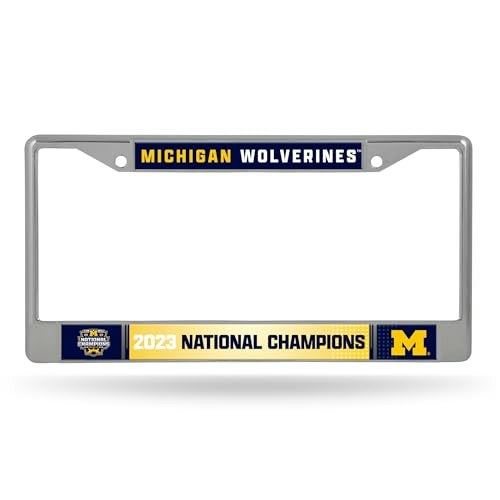 Rico Industries Michigan Wolverines 2024 CFP National Champions License Plate Frame: $3.60