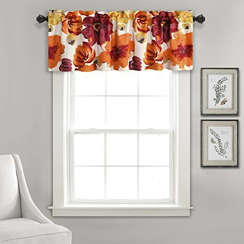 Lush Decor 52" x 18" Leah Floral Light Filtering Valance: $7.40 Lush Decor 52" x 18" Leah Floral Light Filtering Valance: $7.40