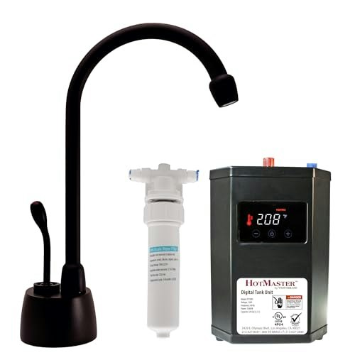 Westbrass Develosah 9-Inch Hot Water Dispenser Faucet with Digital Tank System and Water Filter: $376.15 Westbrass Develosah 9-Inch Hot Water Dispenser Faucet with Digital Tank System and Water Filter: $376.15