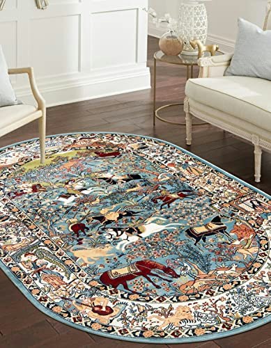 Unique Loom Narenj Collection 3'3" x 5'3" Oval Area Rug: $65.20 Unique Loom Narenj Collection 3'3" x 5'3" Oval Area Rug: $65.20
