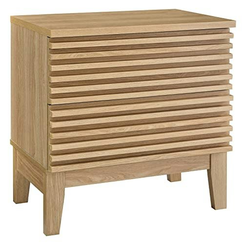 Modway Render Mid-Century Modern Two-Drawer Nightstand: $155.99 Modway Render Mid-Century Modern Two-Drawer Nightstand: $155.99