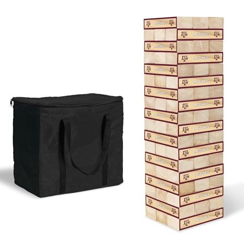 Texas A&M Aggies Giant Stacking Wooden Blocks Game: $89.52 Texas A&M Aggies Giant Stacking Wooden Blocks Game: $89.52
