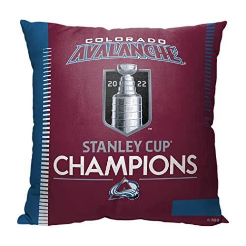 Colorado Avalanche 2022 Stanley Cup Champions 18" x 18" Pillow: $29.99