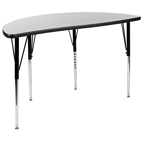 Flash Furniture 47.5-inch Half Circle Activity Table: $155.99 Flash Furniture 47.5-inch Half Circle Activity Table: $155.99