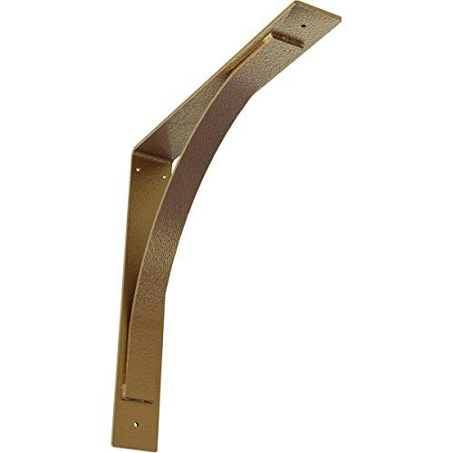 Morris 3" x 20" x 20" Hammered Gold Steel Bracket: $49 Morris 3" x 20" x 20" Hammered Gold Steel Bracket: $49