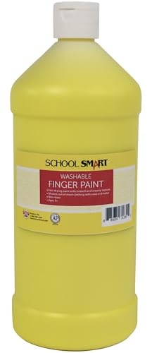 School Smart Washable Finger Paint 1-Quart Bottle: $9.07 School Smart Washable Finger Paint 1-Quart Bottle: $9.07