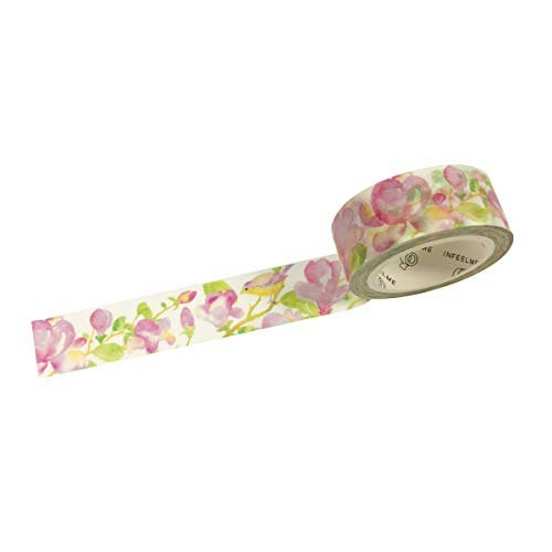 Wrapables Flowers and Greens Washi Tape 15mm x 7m: $8.99 Wrapables Flowers and Greens Washi Tape 15mm x 7m: $8.99