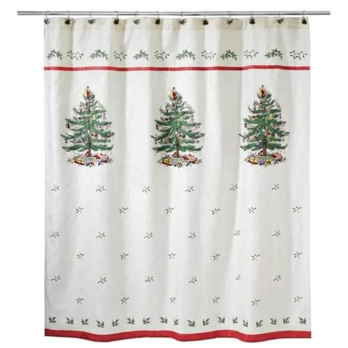 Spode Christmas Fabric Shower Curtain 72x72-Inch: $38.43 Spode Christmas Fabric Shower Curtain 72x72-Inch: $38.43