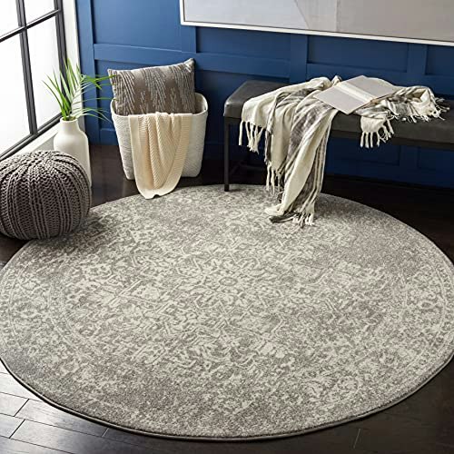 Safavieh Evoke 9-Foot Round Rug: $180.60 Safavieh Evoke 9-Foot Round Rug: $180.60