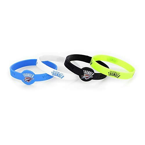 Oklahoma City Thunder Silicone Bracelets 4-Pack: $12.30 Oklahoma City Thunder Silicone Bracelets 4-Pack: $12.30