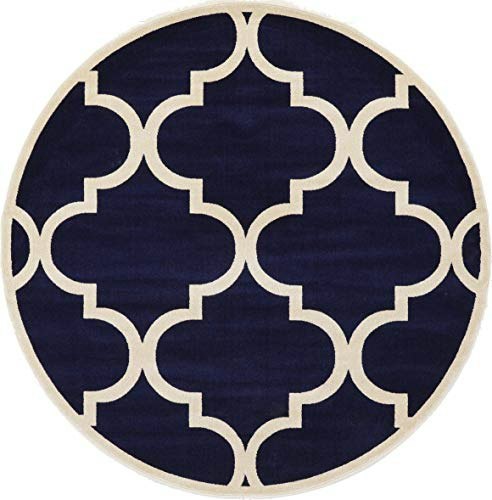Unique Loom Trellis Modern Moroccan Area Rug 8-Foot Round: $99.99 Unique Loom Trellis Modern Moroccan Area Rug 8-Foot Round: $99.99