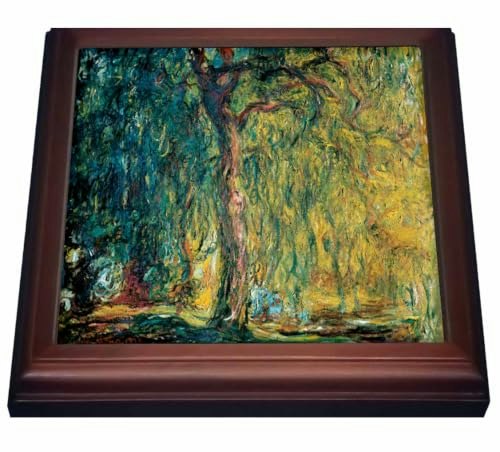 3dRose Monet Weeping Willow Ceramic Trivet 8"x8": $30.86