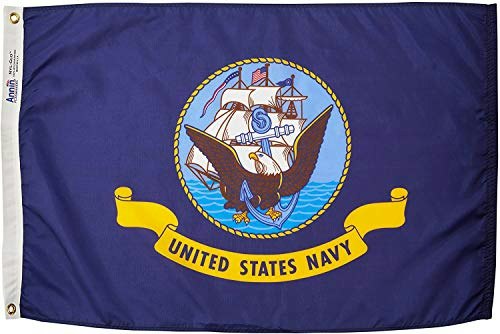 Annin Flagmakers 2x3-Foot U.S. Navy Flag: $25.08