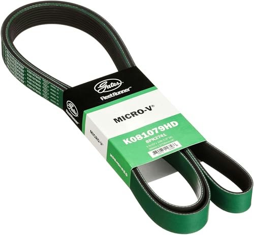 Gates K081079HD FleetRunner Heavy-Duty Micro-V Serpentine Drive Belt: $34.78