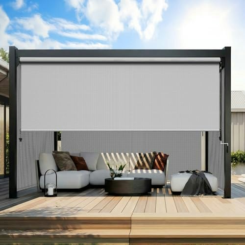 10x8-Foot Cordless Outdoor Roller Shade: $119.99 10x8-Foot Cordless Outdoor Roller Shade: $119.99