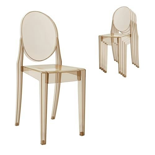 Techni Home Stackable Acrylic Ghost Chairs 4-Pack: $180.51 Techni Home Stackable Acrylic Ghost Chairs 4-Pack: $180.51