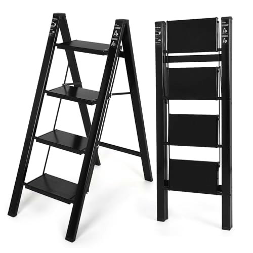 Fahkns 330-Pound Capacity 4-Step Folding Aluminum Ladder: $57.96 Fahkns 330-Pound Capacity 4-Step Folding Aluminum Ladder: $57.96