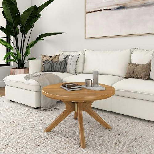 Plank+Beam Verso 30-inch Round Coffee Table: $119 Plank+Beam Verso 30-inch Round Coffee Table: $119