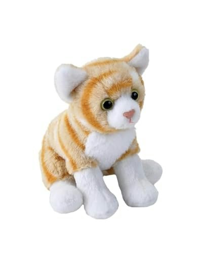 Wild Republic 5-Inch Pocketkins Orange Tabby Cat Stuffed Animal: $8.99