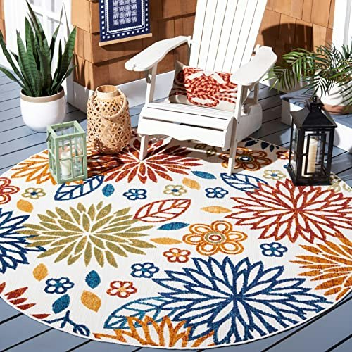 Safavieh Cabana 4-Foot Round Washable Outdoor Rug: $33.97 Safavieh Cabana 4-Foot Round Washable Outdoor Rug: $33.97