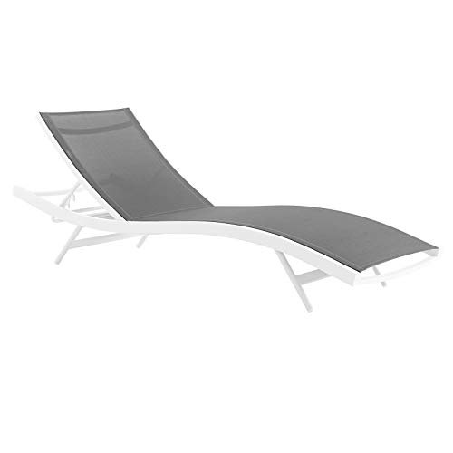 Modway Glimpse Aluminum Mesh Chaise Lounge: $151.75 Modway Glimpse Aluminum Mesh Chaise Lounge: $151.75